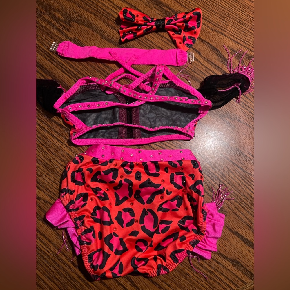 Custom made girls jazz costume.